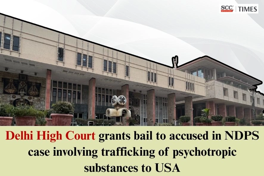 ndps case involving trafficking substances to USA
