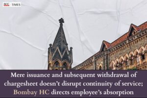 withdrawal of charge sheet does not disrupt service