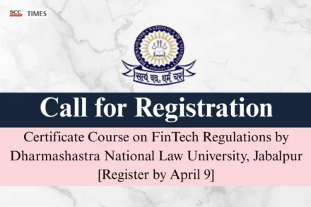 DNLU FinTech Regulations Course