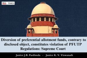 Diversion of preferential allotment funds