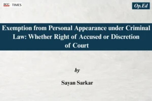 Exemption from Personal Appearance