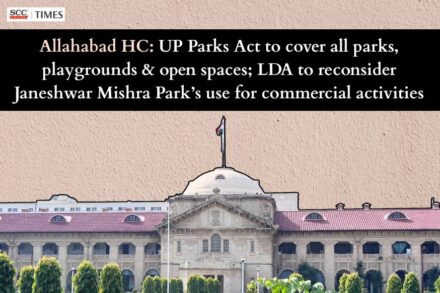 Janeshwar Mishra Park's use for commercial activities