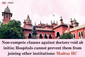 Non-compete clauses against doctors