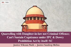Quarrelling with Daughter-in-law not criminal offence