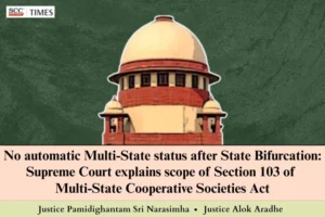 Section 103 of Multi-State Cooperative Societies Act