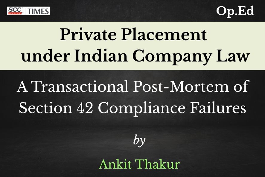 Curated visual reference: Picture Idea: Section 42 Private Placement Compliance Failures
