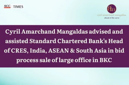 Standard Chartered BKC Office Sale CAM Advisory