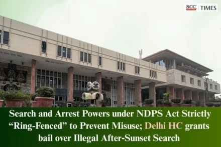 bail for NDPS Act procedural violation