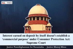 commercial purpose under Consumer Protection Act