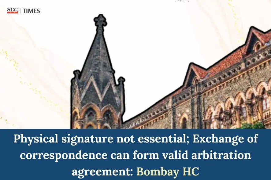 correspondence can form valid arbitration agreement
