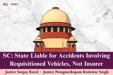 liability for requisitioned vehicle accident