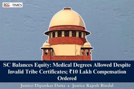 medical degrees despite invalid Tribe Certificates