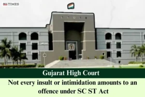 not every insult offence under SCST Act