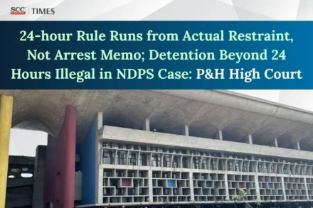 24-hour Rule Runs from Actual Restraint