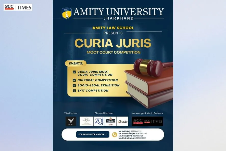 Amity Law School Jharkhand moot court competition 2026