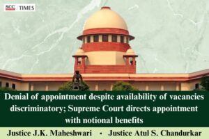 Denial of appointment despite vacancies