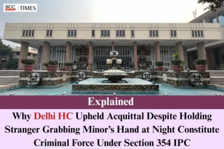 Stranger grabbing Minor's Hand