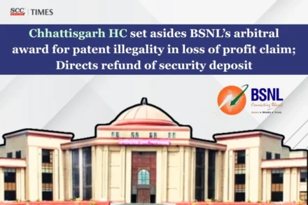 BSNL's arbitral award patent illegality