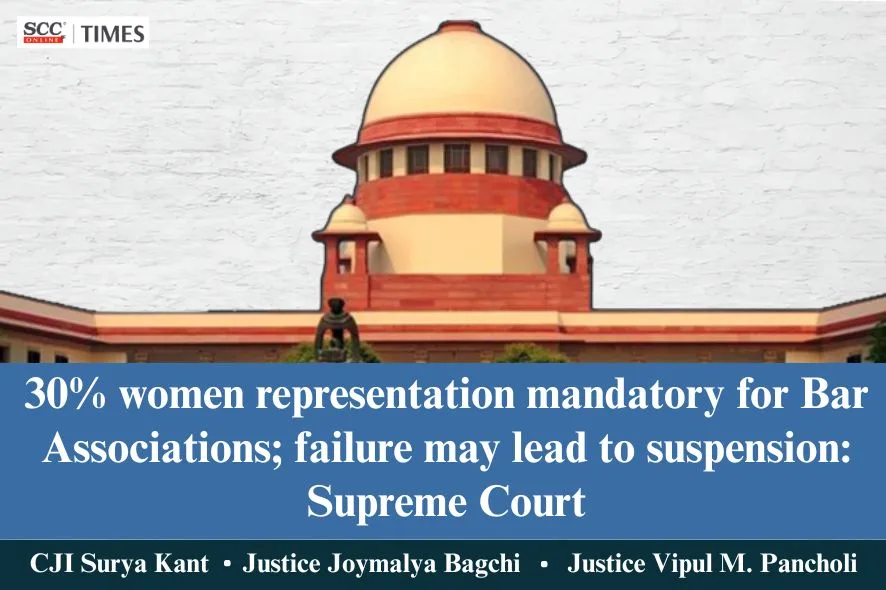 Bar Associations 30% Women's Representation Rule