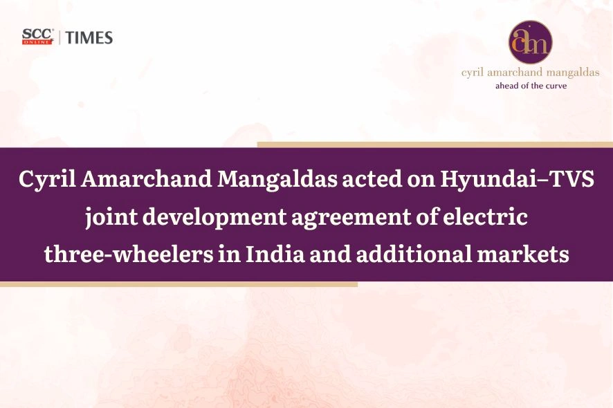 CAM Advises Hyundai TVS Deal