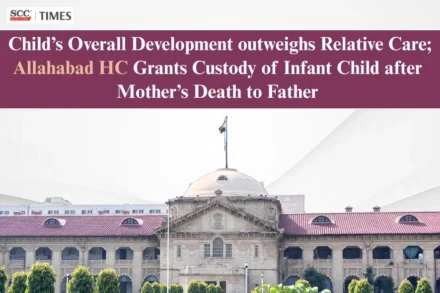 Custody of infant child after mother's death