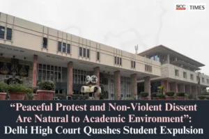 Expulsion of student over peaceful protest