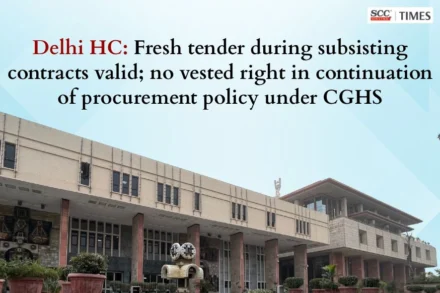 Fresh tender during subsisting contracts valid