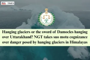 Hanging glaciers in Himalayas