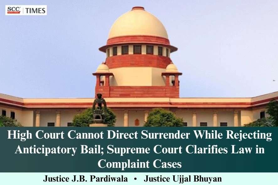 High Court Cannot Direct Surrender