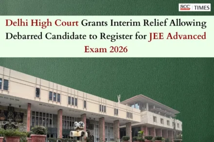 Interim Relief to Debarred Candidate