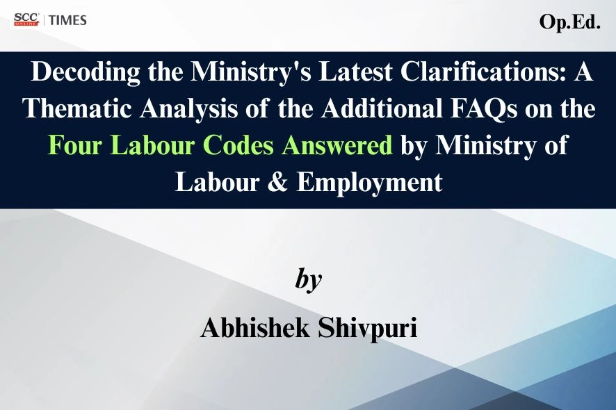 Ministry labour FAQs four labour codes India 2026