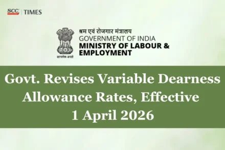 Revised Variable Dearness Allowance Rates