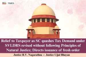 SC Quashes Tax Demand