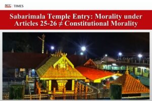 Sabarimala Temple Entry hearing