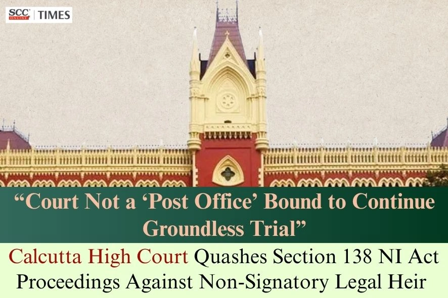 Section 138 NI Act Case Against Legal Heir