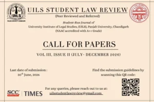 UILS Student Law Review call for papers 2026