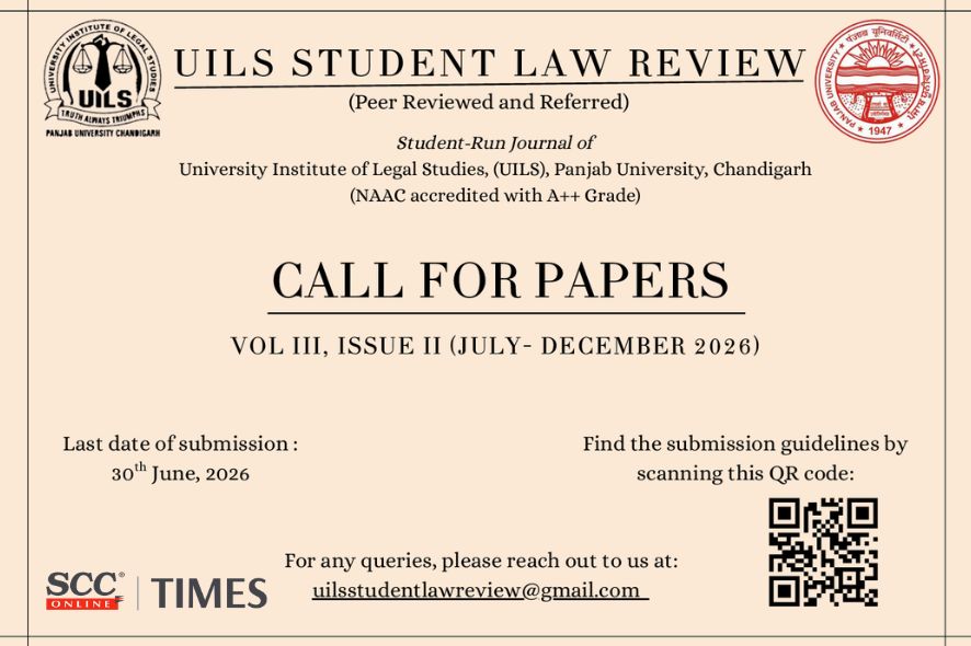 UILS Student Law Review CFP 2026 | SCC Times