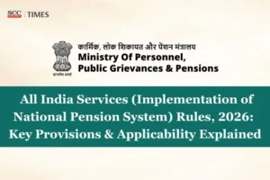 All India Services (Implementation of NPS) Rules 2026