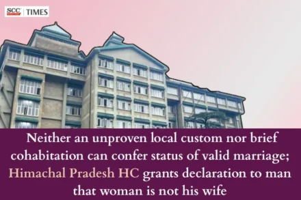 brief cohabitation cannot confer status of valid marriage