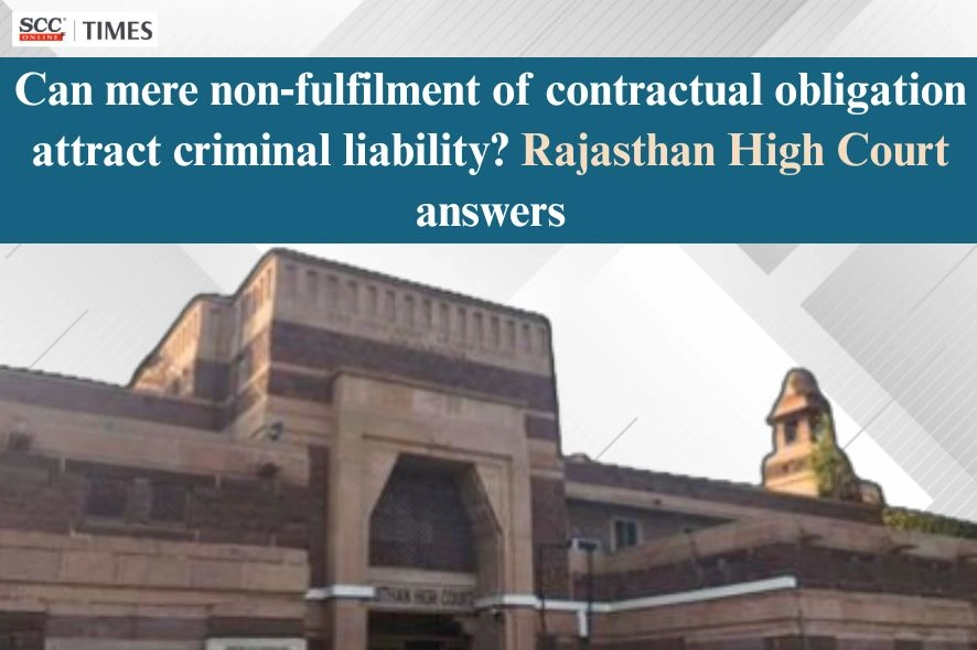 criminal liability contractual obligation