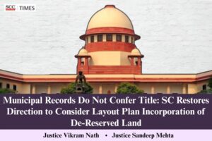 de-reserved land layout plan dispute
