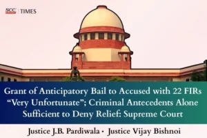 denial of anticipatory bail multiple FIRs