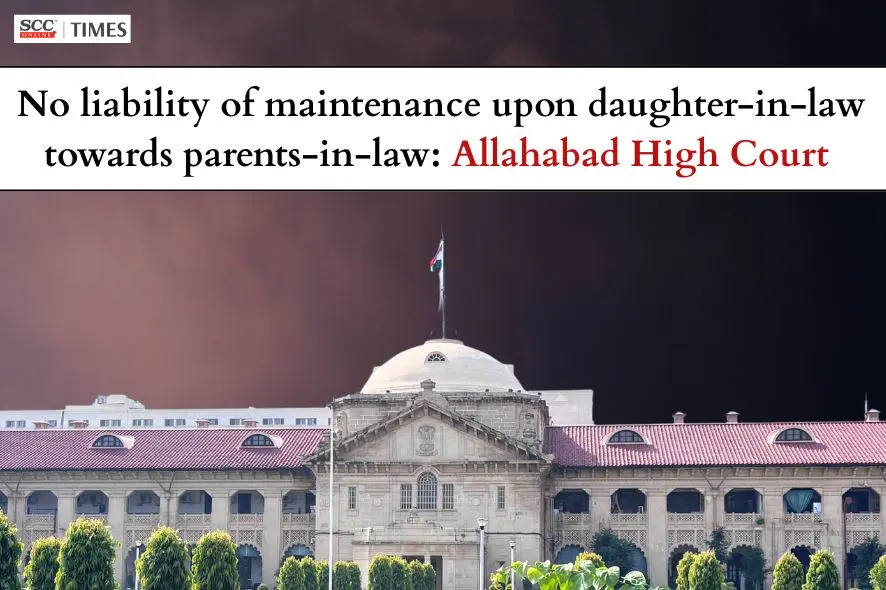 liability of maintenance on daughter-in-law