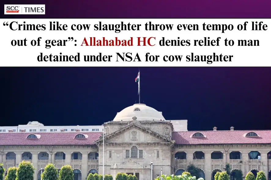 man detained for cow slaughter