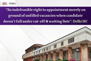 no indefeasible right to appointment