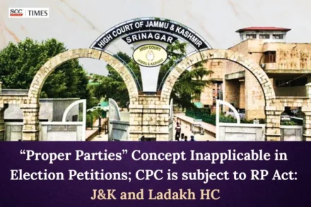 proper parties not applicable in election petitions