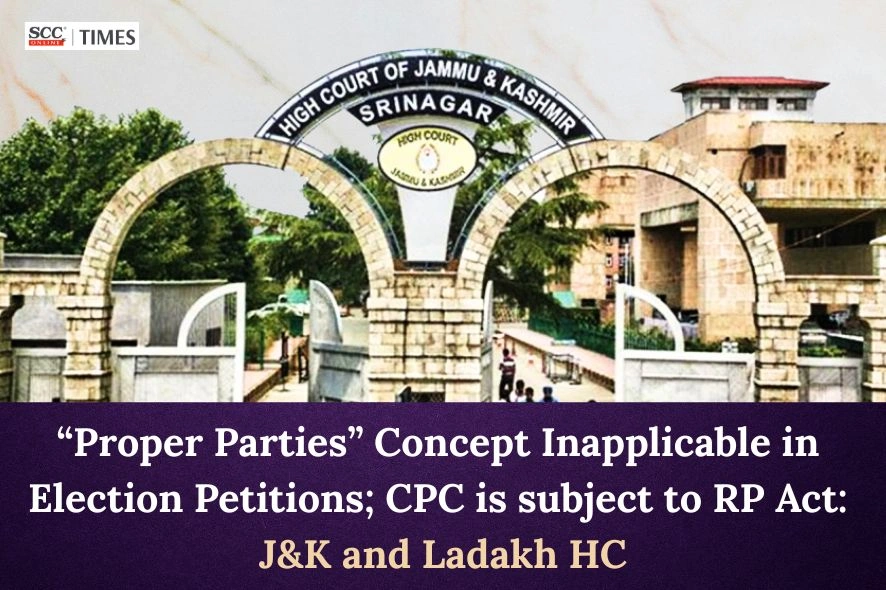 proper parties not applicable in election petitions