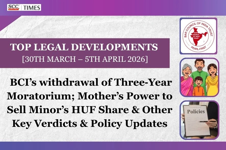 weekly Legal Developments India