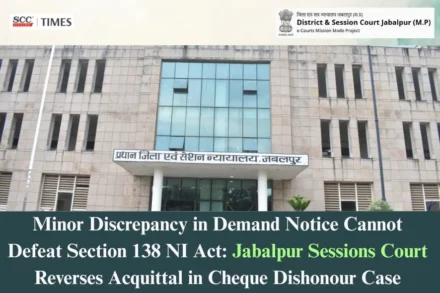 Acquittal in Section 138 NI Act reversed dishonour
