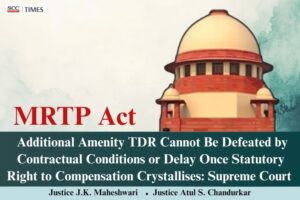 Additional Amenity TDR under MRTP Act